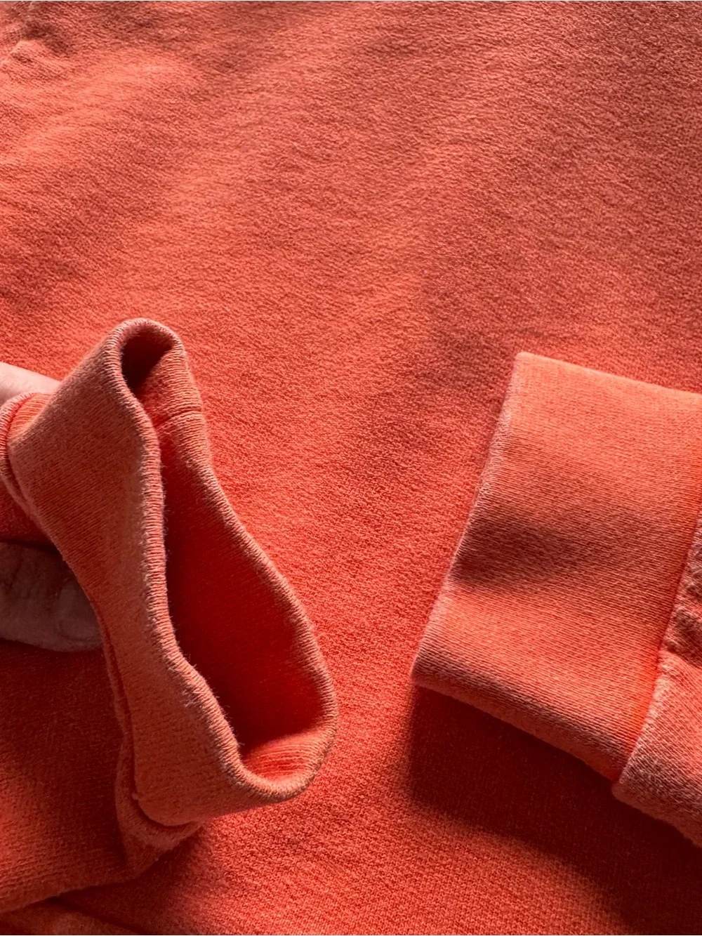 THE K LABEL ORANGE ZIP UP CINCHED CORSET HOODIE w PANEL DETAIL